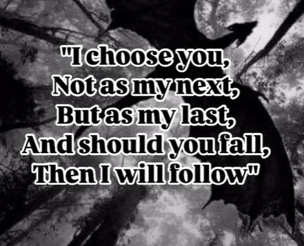 tairn quote I choose you